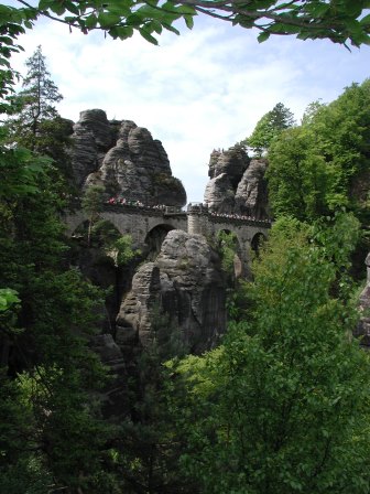 A view of the Bastei bridge